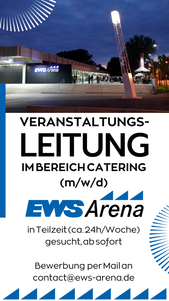 EWS Arena_Cateringleitung in Teilzeit